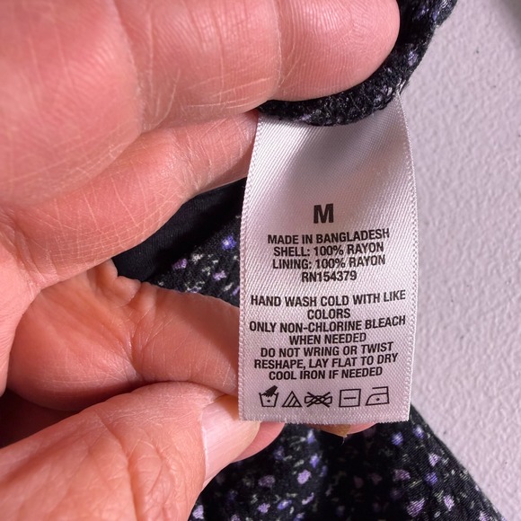 Y2K Floral Romper Black Micro Floral Grunge Slip Romper Cinched Bust Tie
Medium - Picture 7 of 9